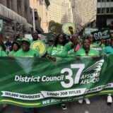 Unions, Activists Send Message To Wall Street